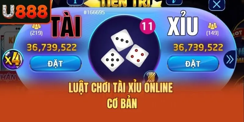 Luật chơi tài xỉu online cơ bản