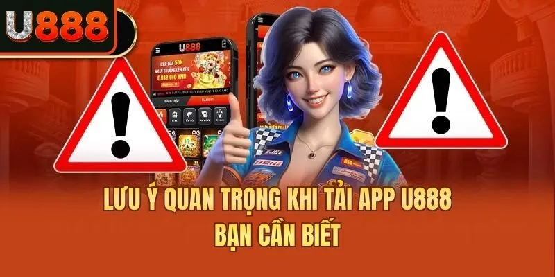 Lưu ý quan trọng khi tải app U888 bạn cần biết
